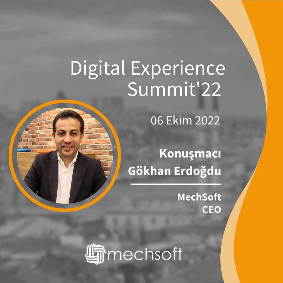 MechSoft's tweet photo. Digital Experience Summit’22 ye sayılı günler kaldı!
Açılış konuşmasını CEO’muz Gökhan Erdoğdu’nun gerçekleştireceği etkinliğimiz hakkında bilgi almak için bizimle iletişime geçebilirsiniz.
https://t.co/D1tOBsy4K9
#mechsoft #des22 #gelecekdijitalde #digitalexperiencesummit22 https://t.co/sZlhRP1xR3