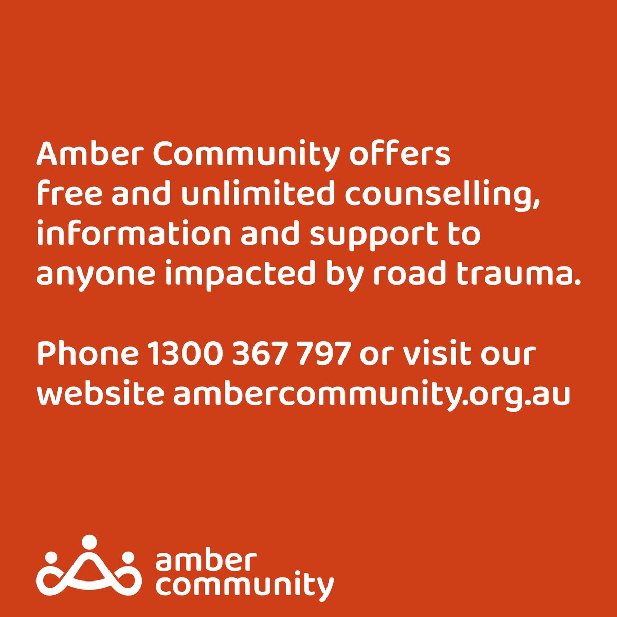 AmberCommunity_'s tweet photo. We have guides on our website that provide information and tools to help you and others cope after a road crash. 
First on the scene and witnesses of road trauma>> https://t.co/Y7tSbRw035
How can I help my teenager or young adult?>> https://t.co/wqUzeLxsTq

#ambercommunity https://t.co/Eg0z6wS1uO