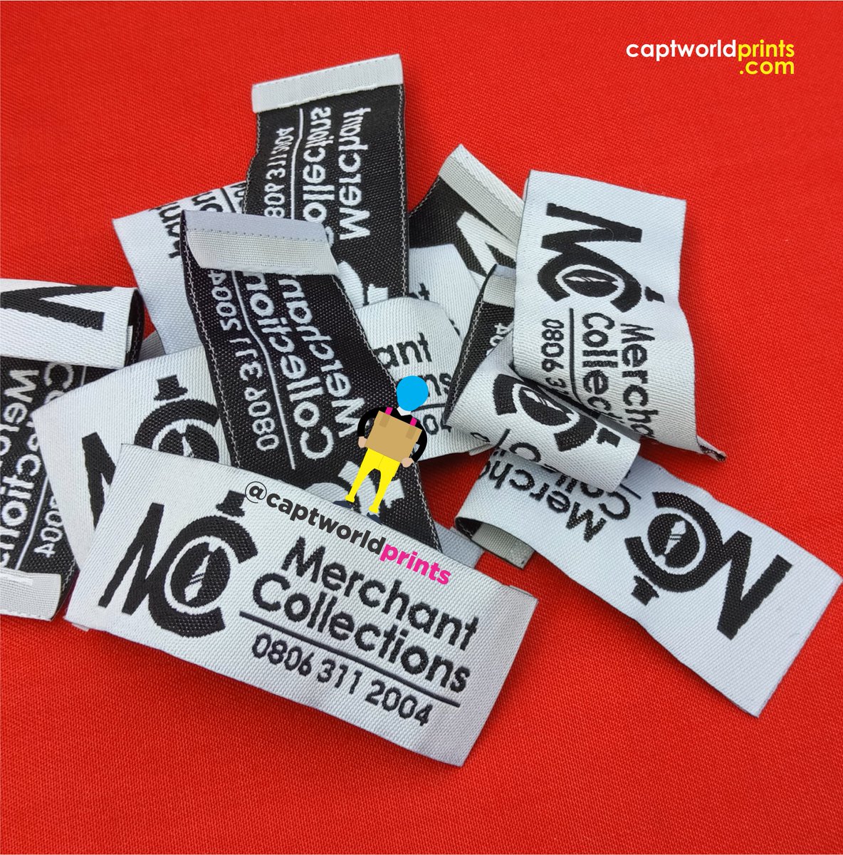 CaptworldPrints's tweet photo. We produce Quality Woven Labels
#clothinglabels Datti Reuben Abati #captworldprints https://t.co/zxDW8fEeZQ