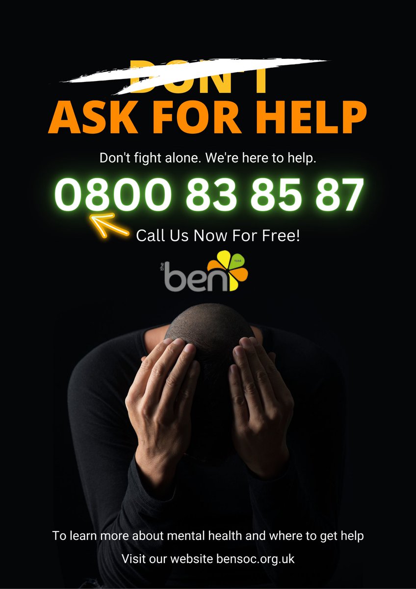 Sometimes our thoughts and feelings can overwhelm us. #RT

It helps to get some Breathing Space. 

📱 Pick up the phone - we're here to listen.

📞0800 85 83 87