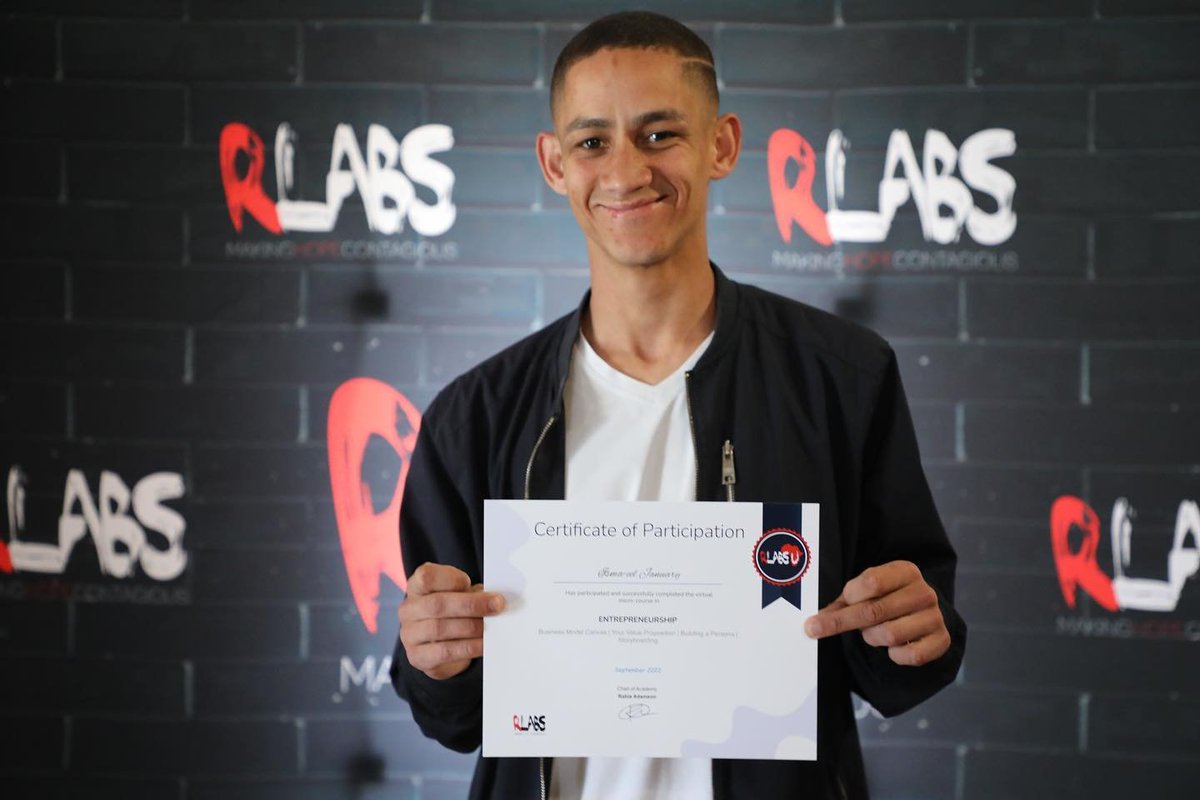 RLabs's tweet photo. Celebrating our Young people and their achievements always brings us Joy👏

We look forward to our next courses and young people who will be joining.

#RLabs #MakingHOPEContagious #Zlto #graduation #RLabs2022 #CommunityOpportunity #dlabs #MitchellsPlain #westridge https://t.co/q2q7X5bFff