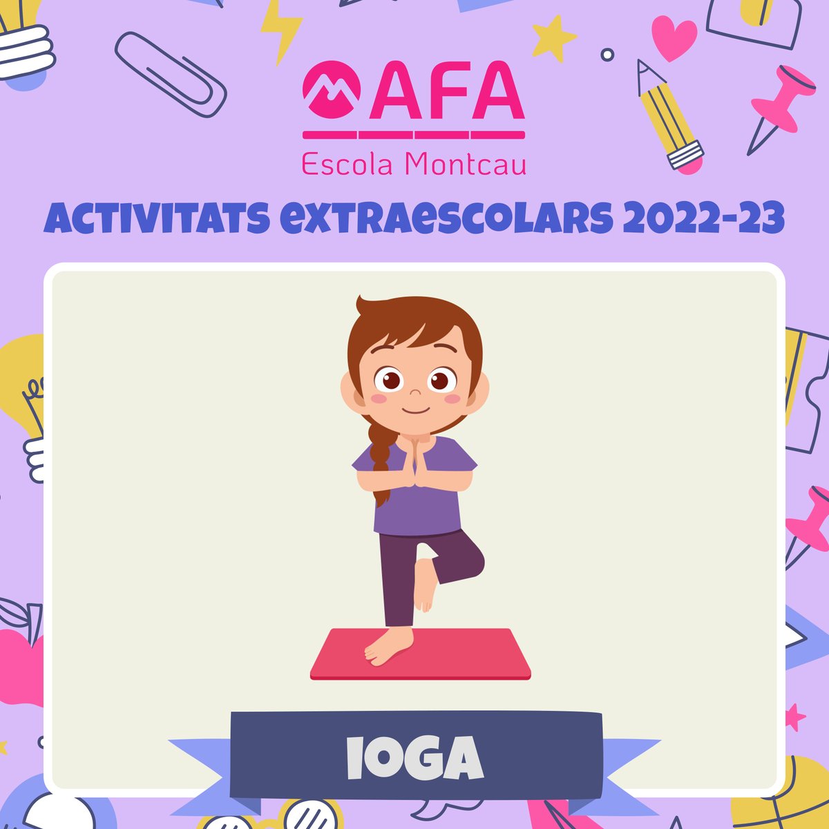 afamontcau's tweet photo. Famílies, respirem i prenem consciència del moment i quina millor manera que començar per la canalla. 

Pàmpol, educació i lleure, els hi ofereix el regal de tenir sessions de ioga al migdia. 

Més informació: https://t.co/i35zbiWqLs
#SomAFA #Gelida https://t.co/7ZhopV6sVI