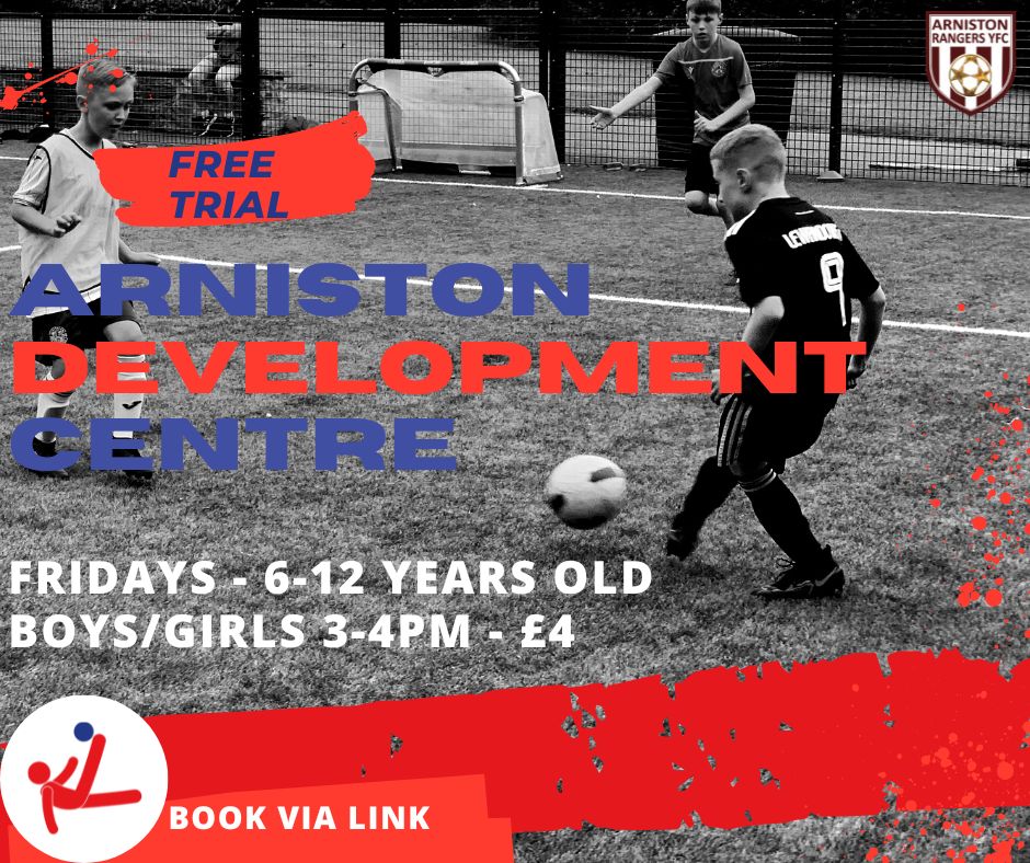BKCoaching1's tweet photo. ARNISTON DEVELOPMENT CENTRE
@arnistonyfc 

Football Fun for children aged 6-12 years, focusing on small-sided games!
BOOK A FREE TRIAL - https://t.co/mlxojEa3hb 

Fridays 3-4pm
Arniston Park Astro, Gorebridge
BOOK A FREE TRIAL - https://t.co/mlxojEa3hb https://t.co/1tda0gLQ7i