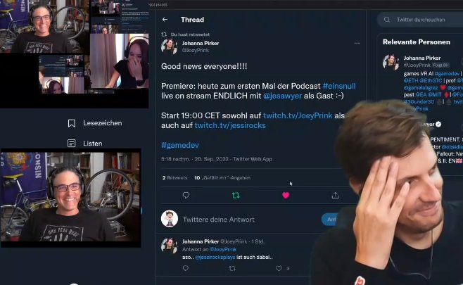 JoeyPrink's tweet image. Die neue Podcastfolge von #einsnull ist online.. 

diesmal plaudern wir mit @jesawyer (@Obsidian) über sein neues Spiel Pentiment (💙) und das leidige Thema der Game-Leaks...

cc @jessirocksplays 

spotifyanchor-web.app.link/e/8kwn2CtWutb
#gamedev #indiedev