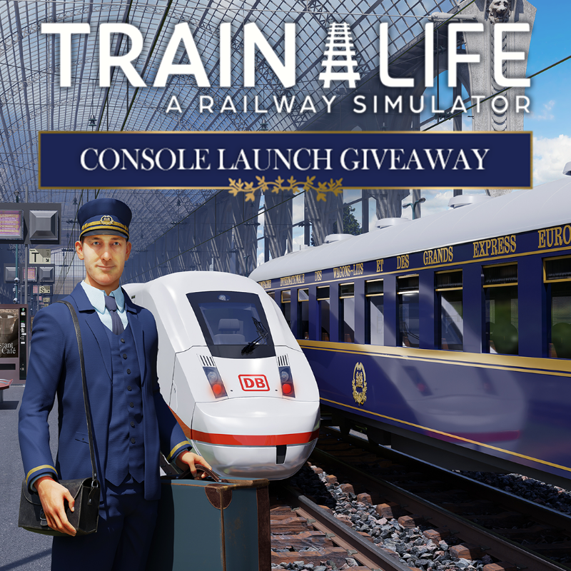 TrainLifeGame's tweet photo. To celebrate the launch of #TrainLife🚄 we have packed our wagons with lots of goodies - from console game codes, to Orient-Express DLC codes and more! 🎁

Participate by clicking on the link below.

🔁 RT this tweet for extra chances

⏰ Giveway will end on October 2