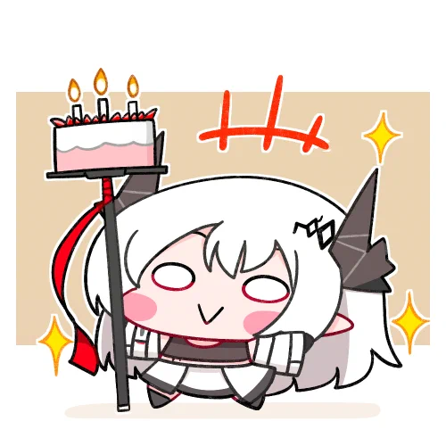 今日はマドロックちゃんの誕生日なのでケーキハンマーです#アークナイツ #明日方舟 #Arknights 