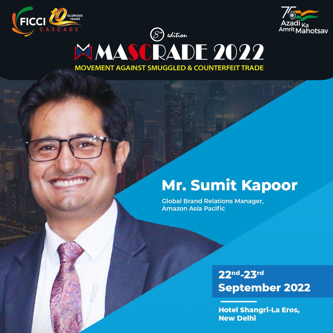 Cascadeglobal's tweet photo. Meet the expert!
Mr. Sumit Kapoor, Global Brand Relations Manager, Amazon Asia Pacific, will be speaking at the 8th edition of #MASCRADE.
#MASCRADE2022, happening tomorrow! https://t.co/EwpEJLvKbV