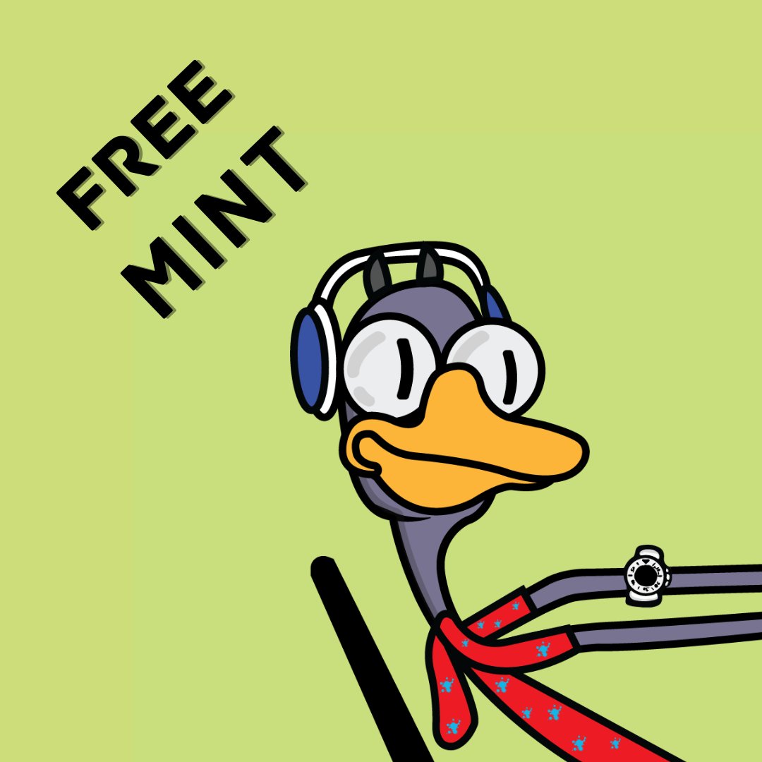 Phase 1 : 999/6969 #NFTs for #FreeMint 

Mint here - worldofduckz.xyz

Verified Contact - linktr.ee/duckmfers

#FreeMintAlert #cc0  #freemintNFT
#cc0