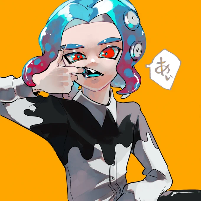 #splatoon3 #スプラトゥーン3 #splatoonart #スプラトゥーンイラスト タコくん歯ァ見せて! 