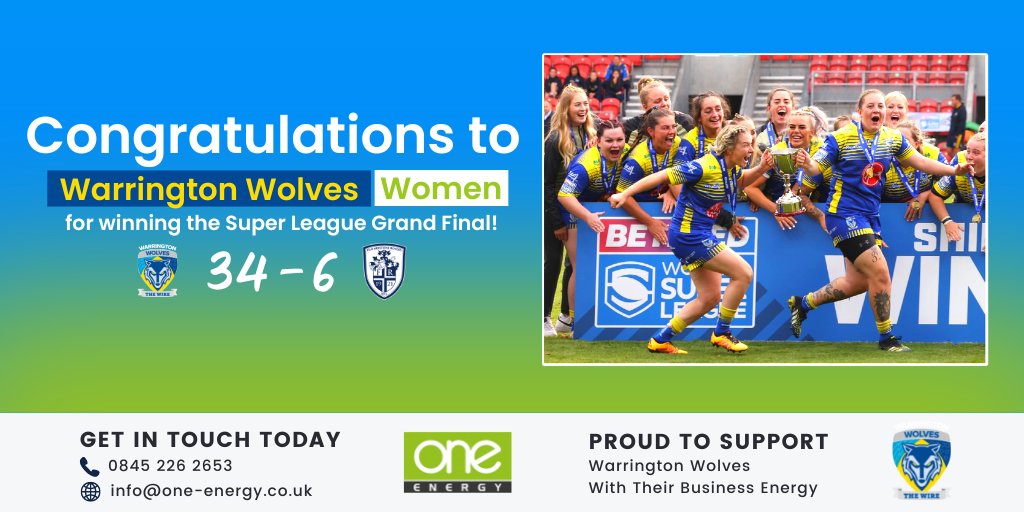 Amazing result from the @<a href="/warrwolveswomen/">Warrington Wolves Women</a> 👏

On to the next... 🏆👀 #WarringtonWolves