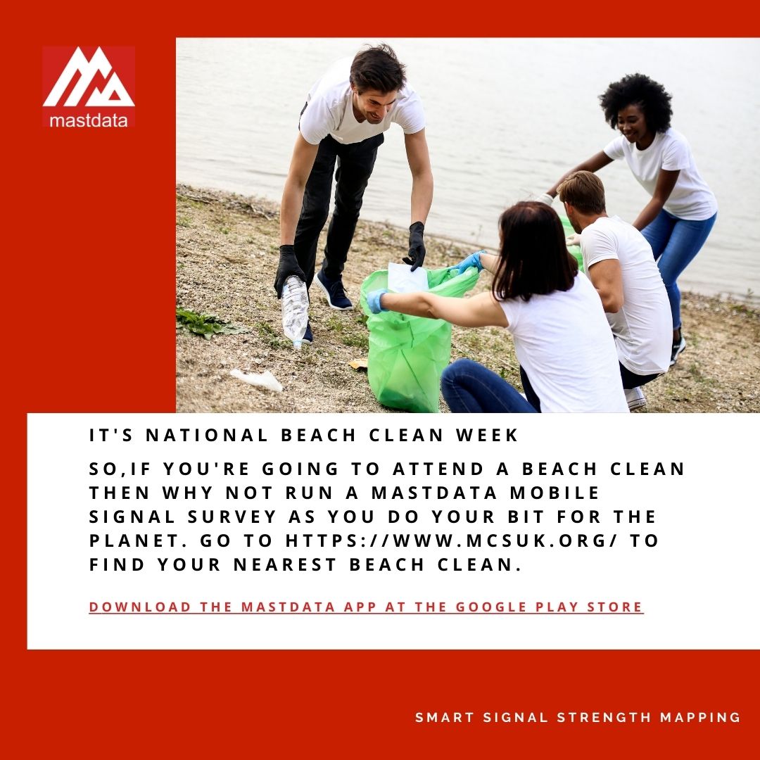 mastdata's tweet photo. Its time for the National Beach Clean week which runs until 25 September. Find a beach clean near you at https://t.co/sfop2qFzH5. 
And whilst you're doing your bit for the planet why not run a Mastdata survey as you go!! https://t.co/RfBSv09DDE