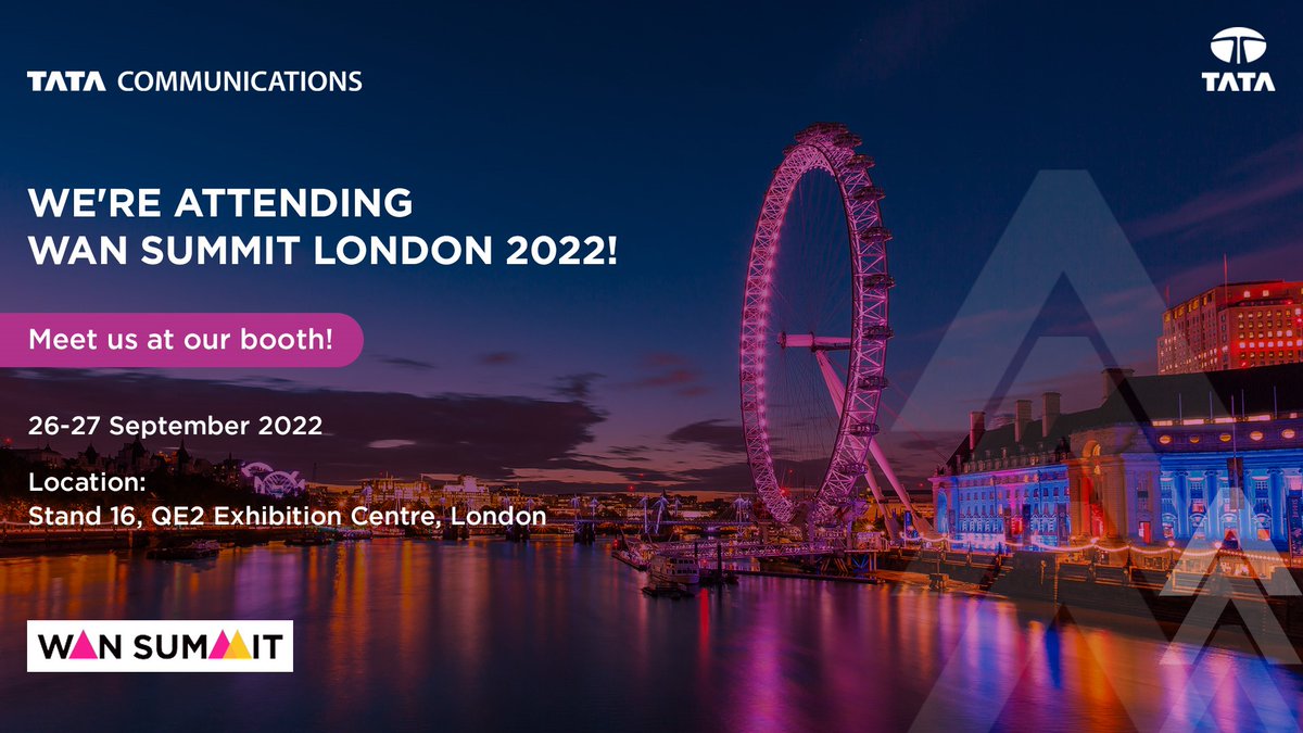 tata_comm's tweet photo. As #remoteworking becomes the way forward for enterprises, how can they optimise their #SDWAN infrastructure to meet hybrid requirements? Get your answers at the #WANSummit London as experts will be sharing key insights. We’ll be there too! Register: https://t.co/ZwbRTjolkc https://t.co/vPPntACKgM