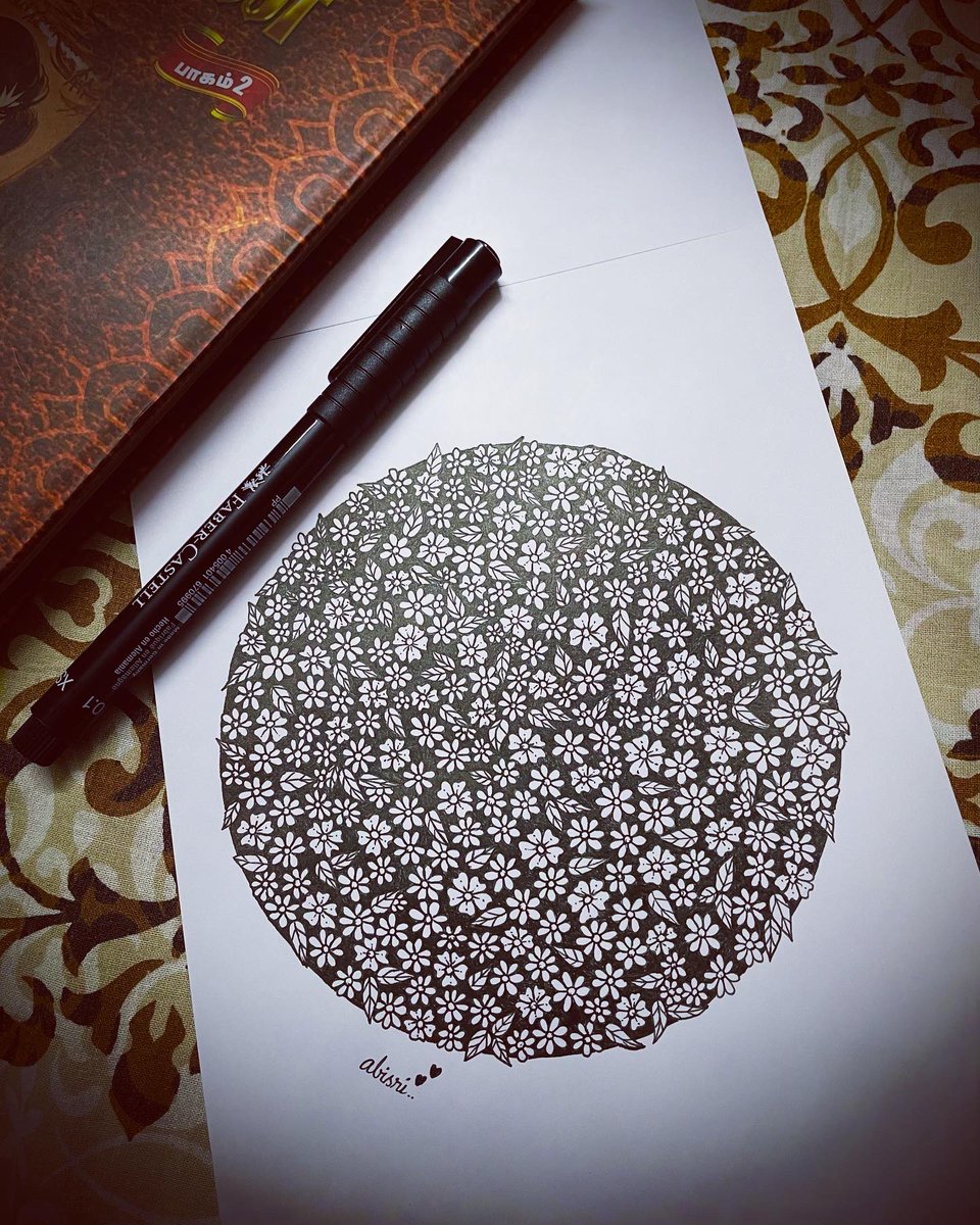 abithuu's tweet photo. Patience with consistent work… end result will Amaze you ❤️‍🔥 …. Fineline pen art 💕 https://t.co/QIGkcuEeg3