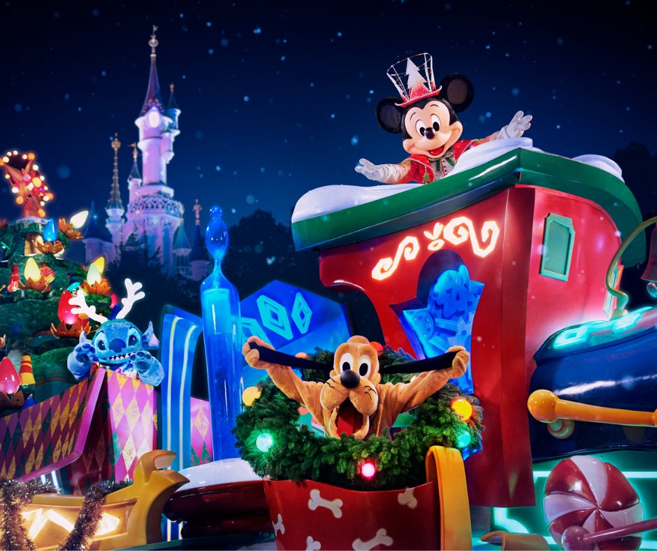 DisneylandParis's tweet photo. 🎄 Dès le 12 novembre, la magie du Noël Enchanté Disney brillera encore plus fort que jamais ! ✨ Avec un majestueux sapin, des spectacles étincelants et des décorations scintillantes… Qu’attendez-vous le plus ? #DisneyXmas https://t.co/UhwBLt472w