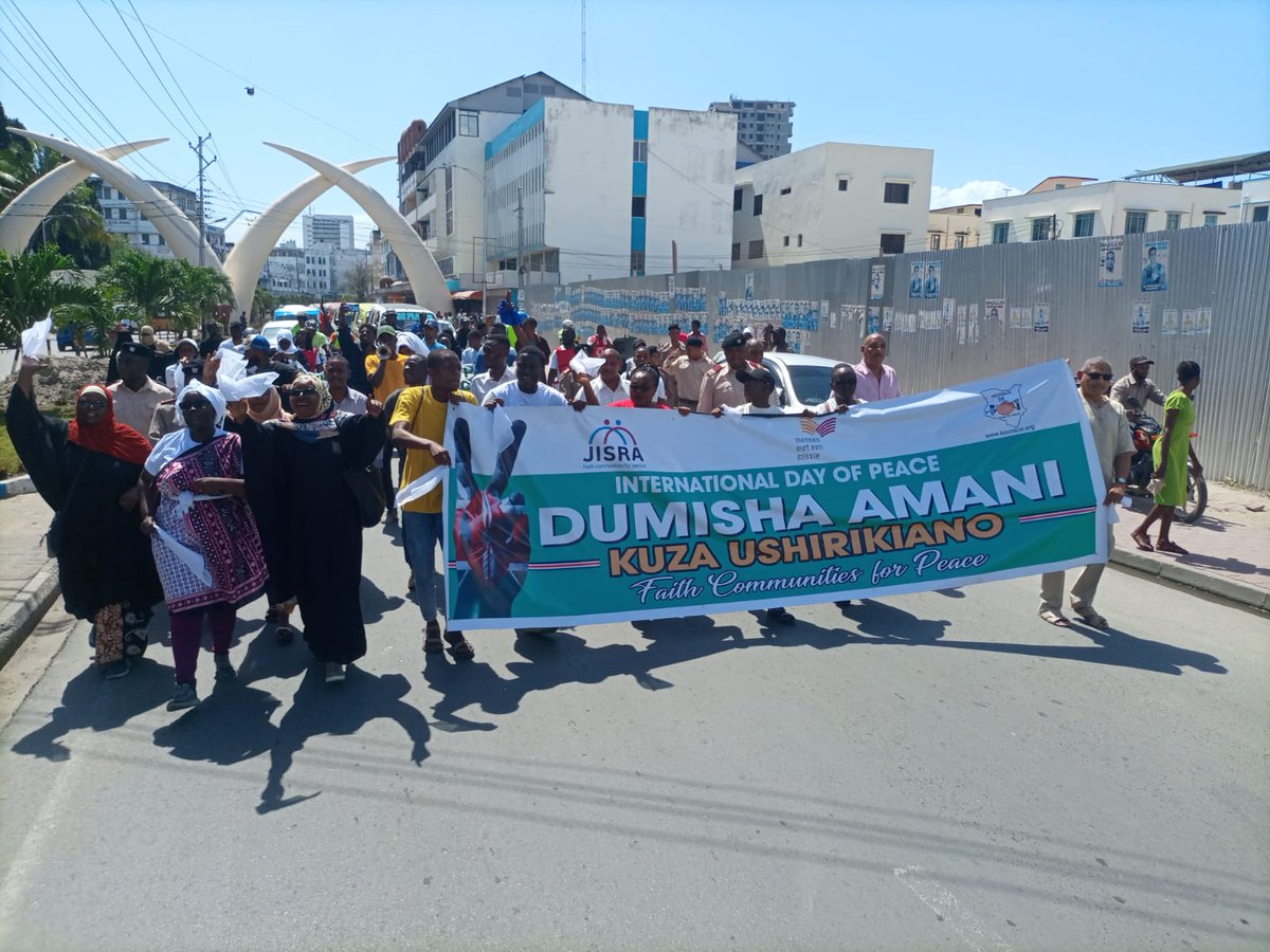 International peace day Mombasa #EndRacisimBuildPeace <a href="/KECOSCE/">KECOSCE</a>