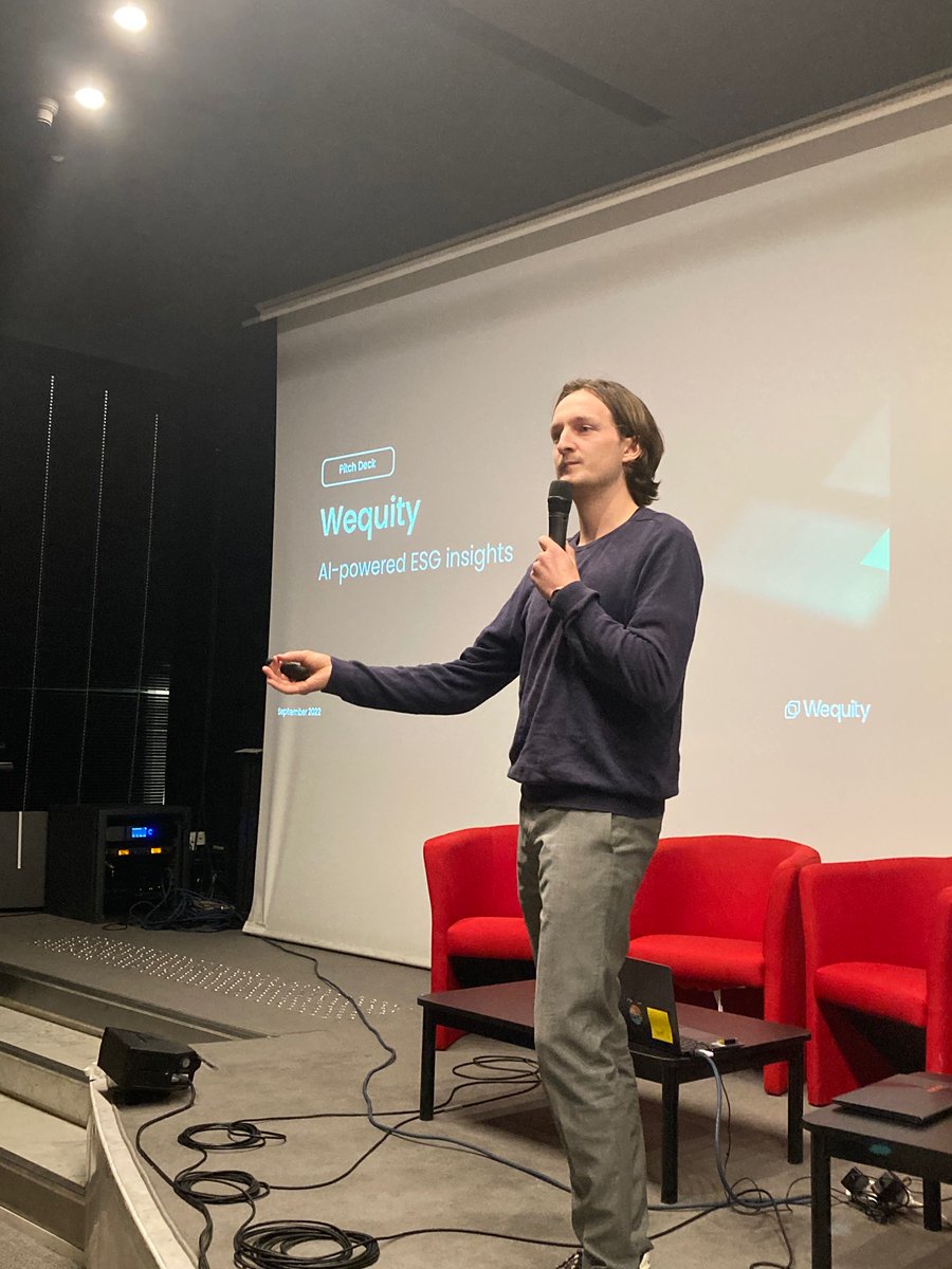 WEQUITY le SaaS qui permet de suivre les performances extra financières des entreprises #ESG #pitchday 
<a href="/Paris_and_Co/">Paris&Co</a>
  au #hackingparis2022