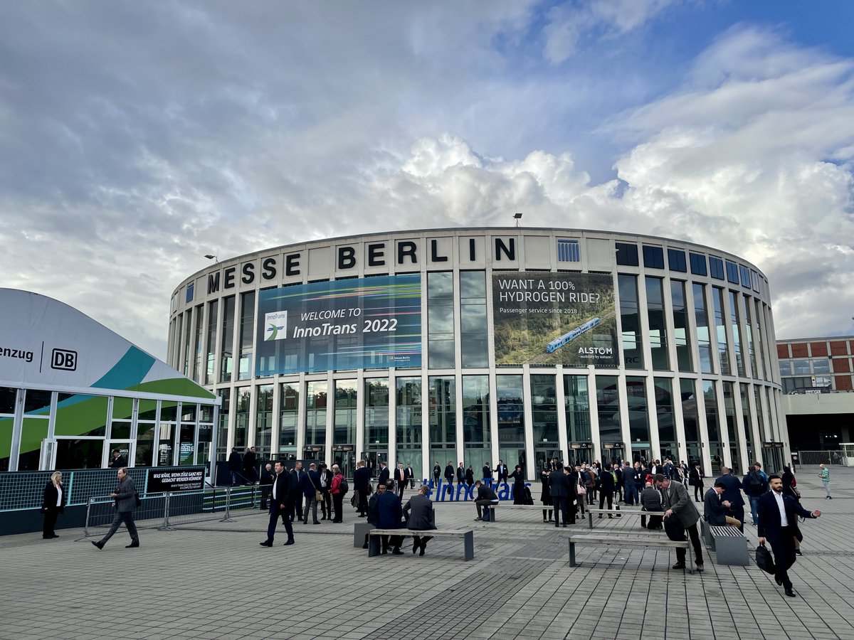 EmegGroup's tweet photo. It's Day 2 at @InnoTrans &amp; we're getting a lot of interest in safeNet™, our industry-leading depot protection system – probably because it's been featured in the #InnoTrans2022 World Innovation Guide. 😊 Visit Stand 710 (Hall 6.2) for a live demo! https://t.co/2jqqRbDgPO