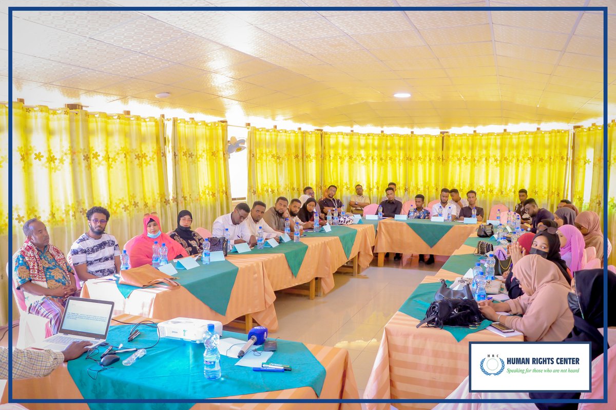 hrcsomaliland's tweet photo. Our workshop for today discusses the causes, challenges, and effects of contradictory elements and
laws applied in Somaliland. #FreedomofExpression #Presslaw #PenalCodes https://t.co/zKadstV610