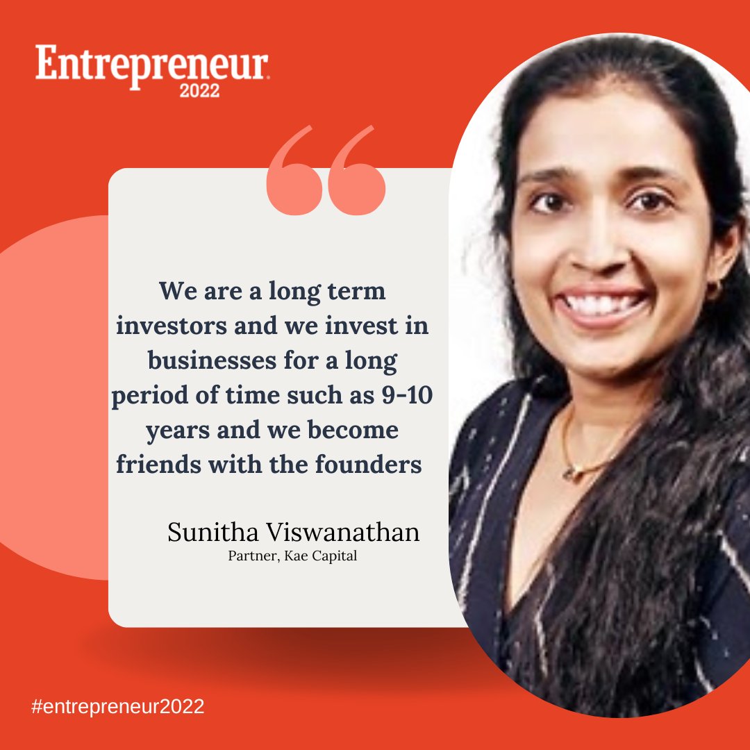 EntrepreneurIND's tweet image. #Entrepreneur2022: Ravindra Singh, @Kalaari &amp;amp; Sunitha Viswanathan, Kae Capital Entrepreneur Summit 2022.

 #buildfortomorrow #metaverse #blockchain #web3 #retail #vision #business #networking #visionaries #conference #exhibition #awards #entrepreneurial #honour