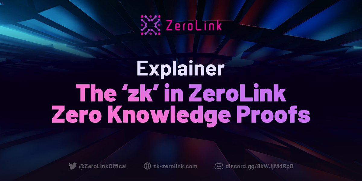 ZeroLinkOffical's tweet photo. What’s the benefit of Zero Knowledge to you?👀

A successful Zero Knowledge transaction produces a ‘proof’ that verifies the transaction definitely happened, while keeping all information about that transaction secret.

Bring better security and privacy to users.😎 https://t.co/qREN4Zrsux
