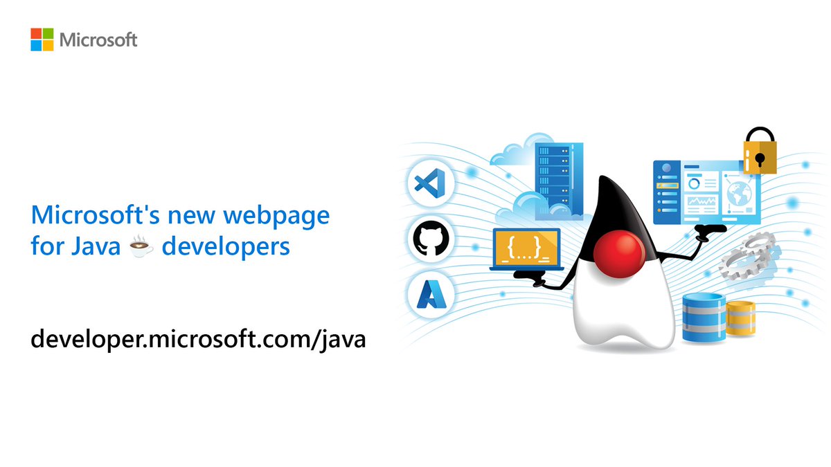 MicrosoftID's tweet photo. ☕』 Java devs — Jelajahi dokumen dan sumber terbaru untuk membantu Anda membuat kode, menerapkan, dan menskalakan aplikasi #Java menggunakan alat dan kerangka kerja yang Anda sukai.
Temukan e-book terbaru, video, dan lainnya: https://t.co/4geAL05kEn #MSFTdevs https://t.co/mYTWemwqqG