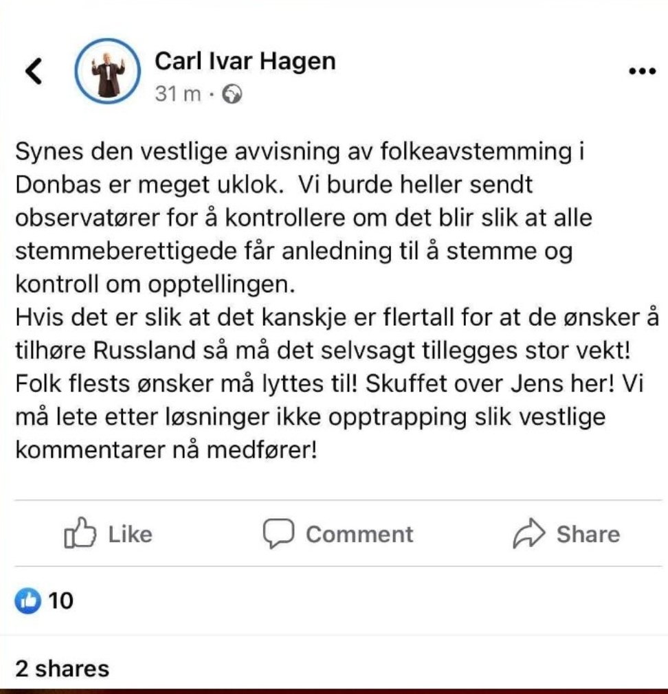 dagw's tweet photo. Denne forsvant fort, men screenshots varer evig. https://t.co/StJ36DI9jl