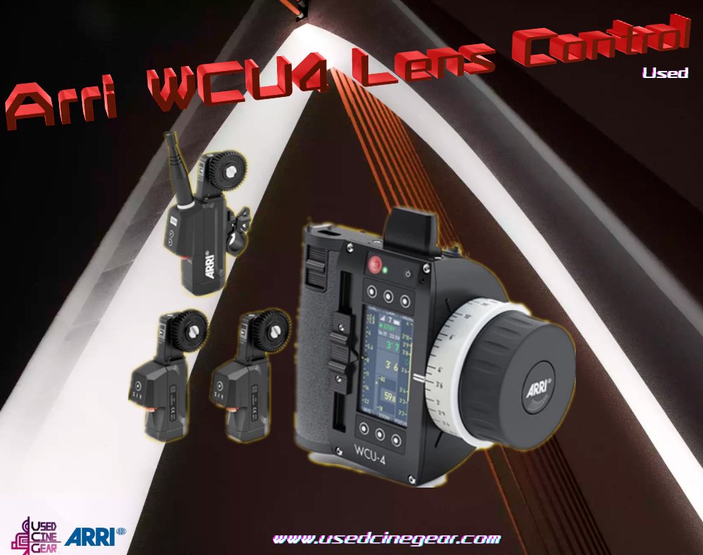 usedcinegear's tweet photo. Used ARRI WCU4 Lens Control System kit(with 3 Cforce mini and RF motors) for SALE.🖥️ https://t.co/N134Iy0AfP
#arri #arriwcu4 #arrihi5 #arrilenscontrolsystem #wcu4lenscontrol #lenscontrolsystem #lenscontrol #focuspuller #lensfocus #camerafocus #focus #cinematographyr #dop https://t.co/YI6RyYV1Tu