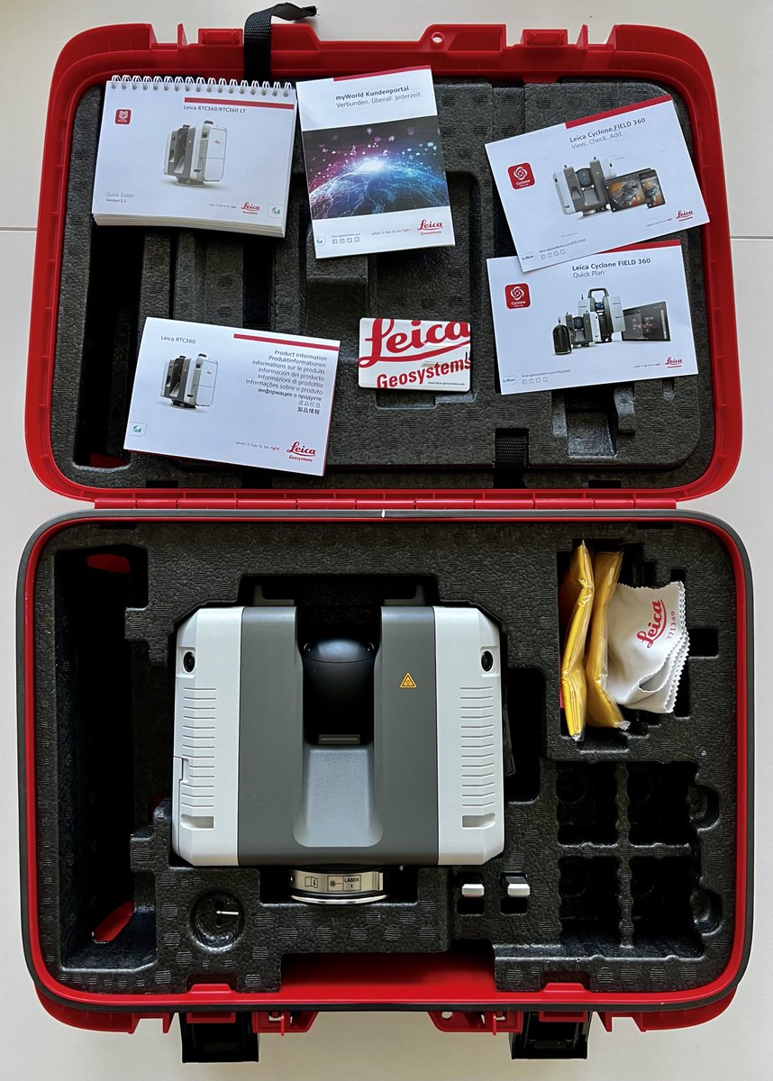 NicolaLercari's tweet photo. Buying a #TerrestrialLaserScanner doesn’t happen every day…well today’s the day! My ⁦@LMU_Muenchen⁩ #InstituteForDigitalCulturalHeritage has just received a ⁦⁦@LeicaGeosystems⁩ #RTC360 for documenting heritage sites and training students https://t.co/JkrXlyi1fU