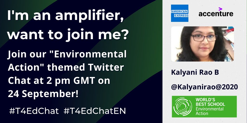 You are invited to join our #T4EdChat on Twitter on 24th Sept 2022 on our twitter chat at 2p.m GMT. Have fun, share your practices and learn from each other. 
 #T4EdChat #T4EdChatEN #worldbestschools #educators #schools #T4Education <a href="/iamKirstenT/">Kirsten Thompson 💙</a> <a href="/GobiDaniel/">Gobi Daniel</a> <a href="/objfajek/">Obasanjo Fajemirokun</a>