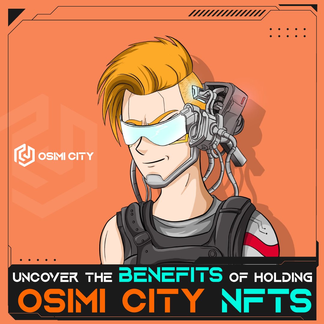 Osimicity's tweet photo. Brand new to Osimi City? ๐
๐ฆ Let's discover how #OsimiCity NFTs BENEFIT the holders
โฆ and why they should be the FIRST NFTs in your own collection ๐ถ
๐งต๐ A fun thread on NFT utilities:
0/4 https://t.co/vp5m6NfItU