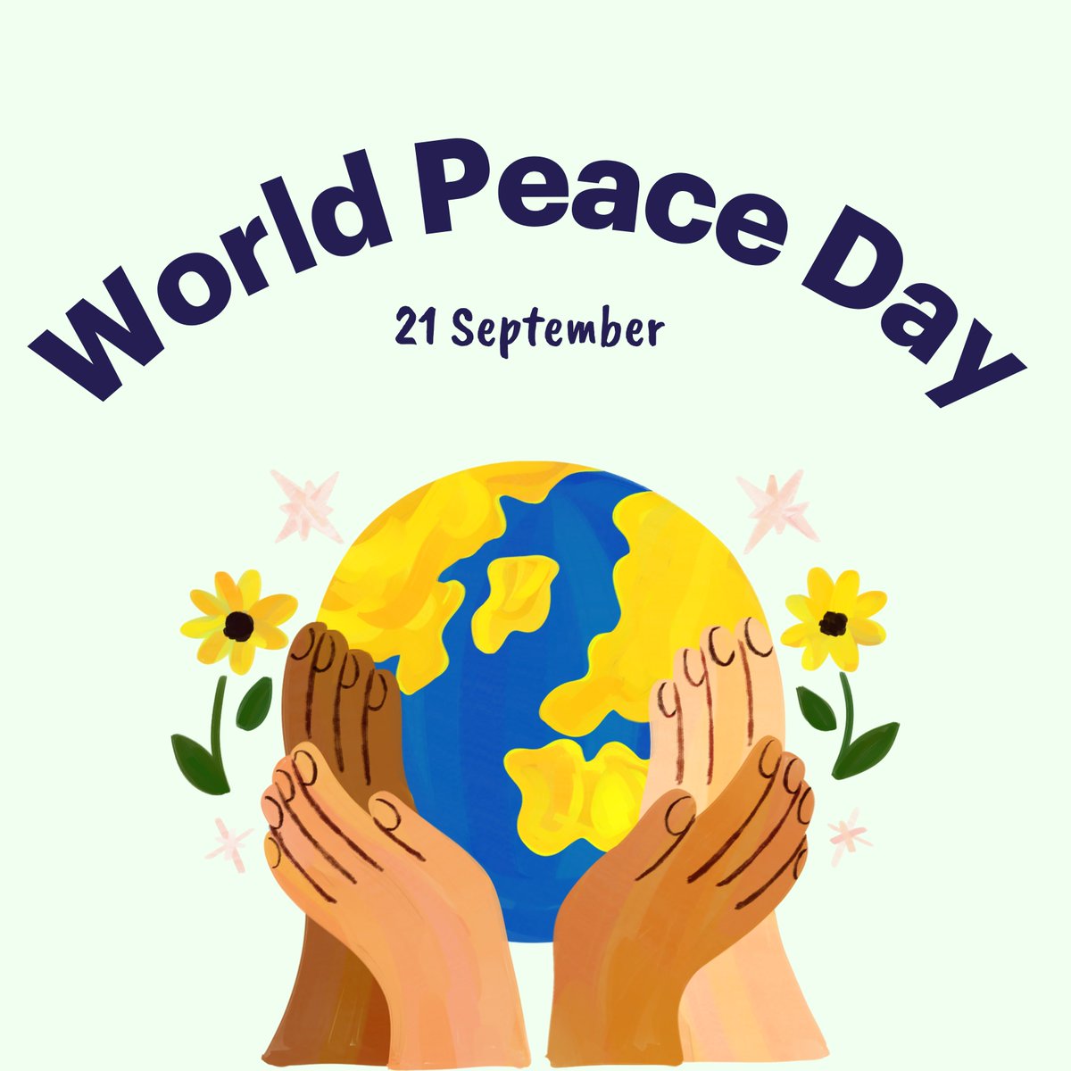 World Peace Day is an annual United Nations-sanctioned holiday🌍

Let peace begin at home with you and your family. Teach your children key concepts that promote peace such as conflict-resolution, peaceful dialogue, consensus-building, and the choice of non-violence🕊