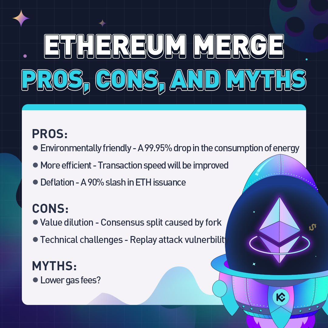 #EthereumMerge: Pros, Cons, and Myths 🔖

What do you think? 🤔