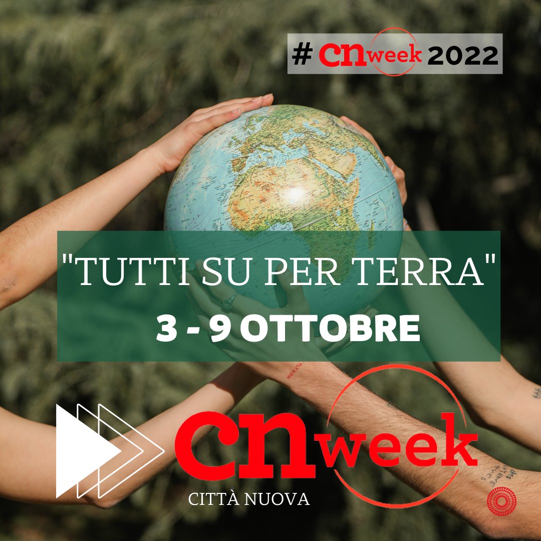 cittanuova_it's tweet photo. A breve inizierà la #CNweek! Dal 3 al 9 #ottobre Città Nuova dedicherà una settimana all’#ambiente e all’#ecologia integrale con approfondimenti, #eventi e incontri con esperti. Seguici sui social e su https://t.co/dLKupC0Jty per tutte le informazioni
#cnweek2022 #tuttisuperterra https://t.co/ddmyraaHS4