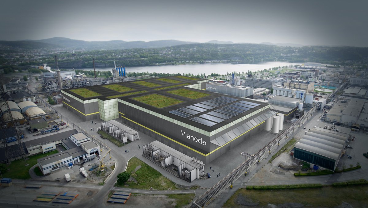 #Vianode invests NOK 2 billion in #battery materials plant in #Norway 

#Europe #EnergyStorage 

etn.news/energy-storage…