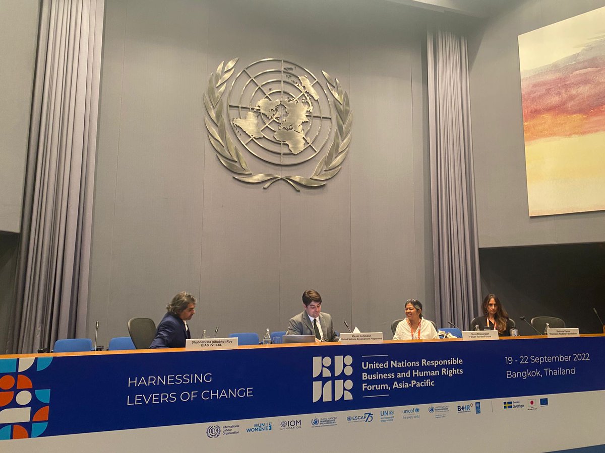 Implicitly, while the youth have shown a positive outlook towards sustainability and responsible consumption, this view  doesn't necessarily translate into purchase behaviour - <a href="/shubho_bias/">shubhabrata roy</a> 

#RBHRF2022 <a href="/BizHRAsia_UNDP/">UNDP Business and Human Rights</a> @KevinLehmannBHR <a href="/Forum4theFuture/">Forum for the Future</a> <a href="/TRF_Stories/">Context</a>