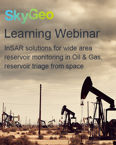 Join our Learning #Webinar: '#InSAR Solutions for Wide Area #Reservoir Monitoring in #OilandGas: Reservoir Triage from #Space' at 12:00 Houston CDT, Sept. 22nd: bit.ly/3S13PUn

#learning #safety #economics #costreduction #engineer #sar #oilandgas #satellite