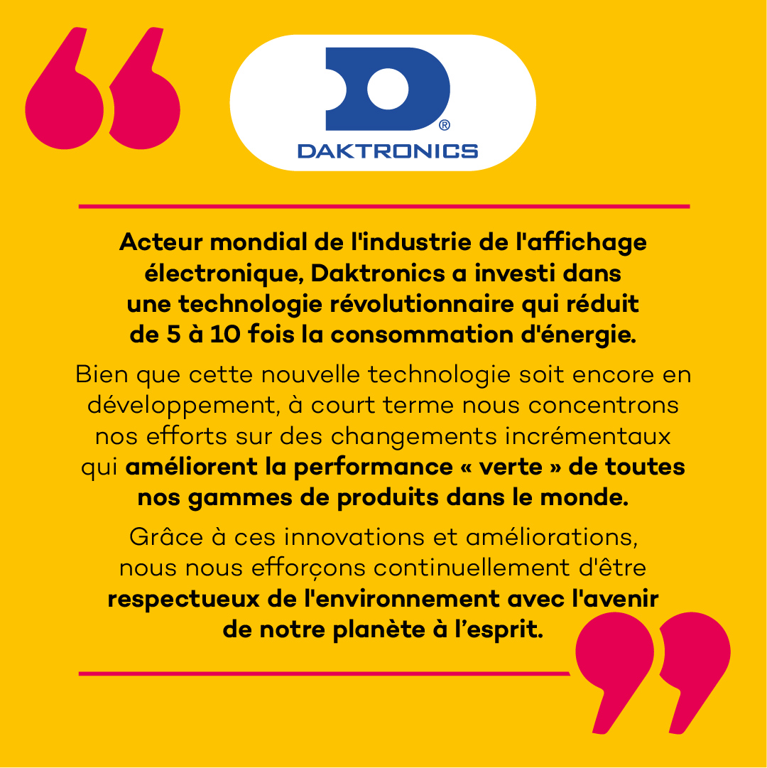 🔎Zoom Partenaires🔎 
Aujourd’hui, Daktronics nous en dit un peu plus sur : L’affichage extérieur, un média responsable ? 
Pour avoir l’occasion de les rencontrer, inscrivez-vous !
👉 swll.to/IZDHLxj

#OnlyOOH #événement #OOH #affichage #annonceurs  #association