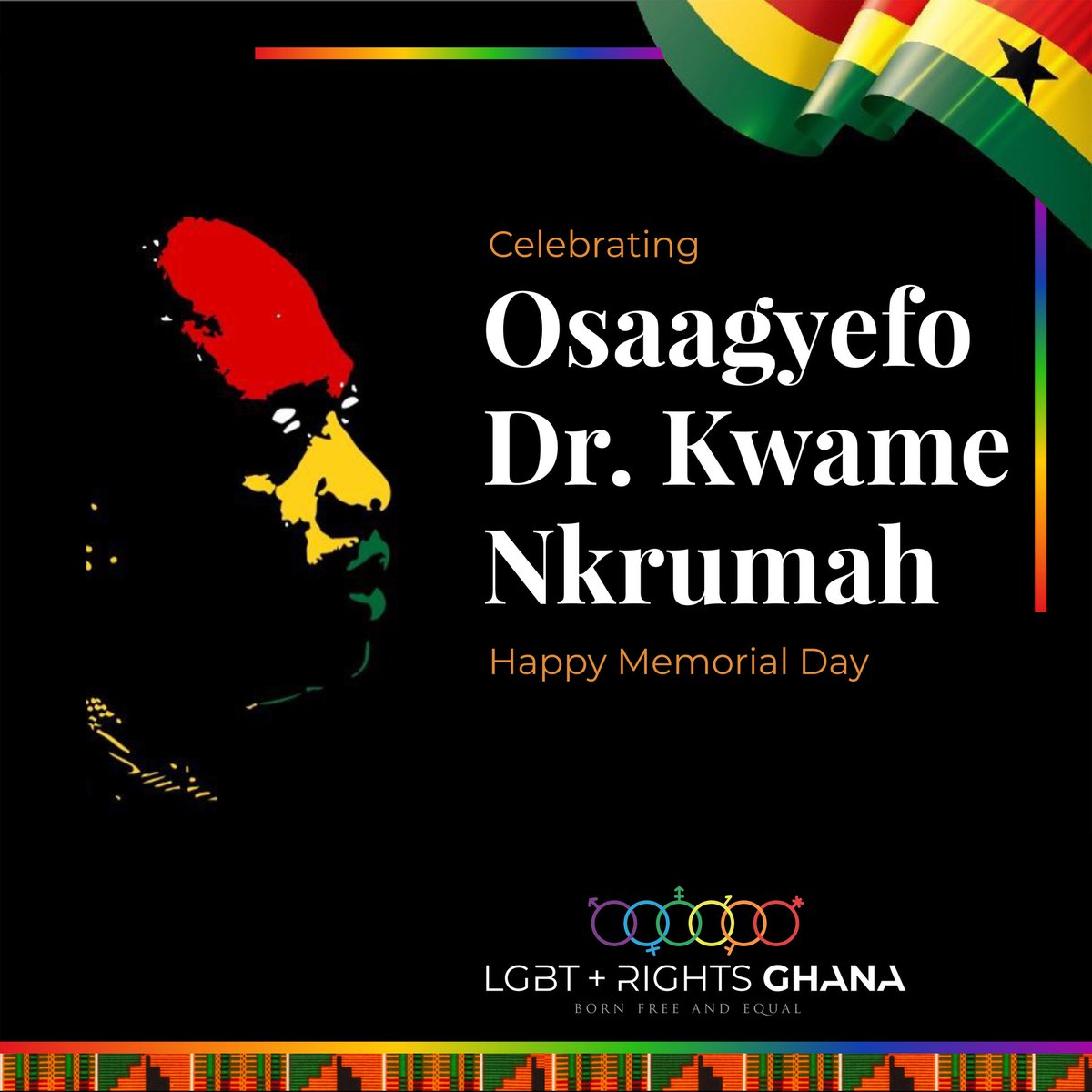 "The forces that unite us are intrinsic and greater than the superimposed influences that keep us apart.” ...Late Dr Kwame Nkrumah. 
Celebrating a great leader and visionary patriot! 

Happy Memorial Day 🇧🇴☝️