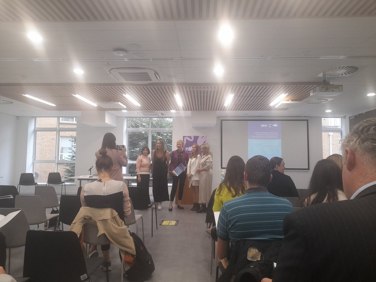 YWCADublin's tweet photo. At the research launch of Gender Equality &amp; Sexual Consent in the Context of Commercial Sexual Exploitation. Really looking forward to hearing from SERP, @miadefaoite @NWCI @MiaChristina_ @ivanabacik https://t.co/zIC5BS2ILK