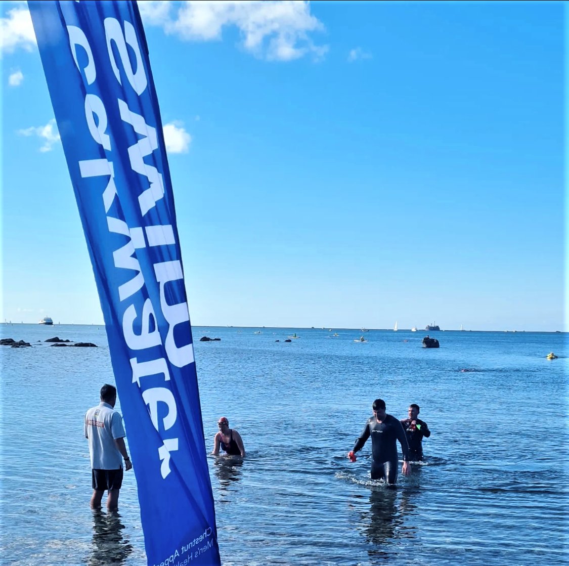 WSLConstruction's tweet photo. SWIM FOR CHARITY - A huge well done to Dean Smith and Josh Cook from our head office who took part in the 3.2km Chestnut Appeal Breakwater Swim on Sunday. Dean has also arranged an office ping-pong tournament to raise further funds - https://t.co/2HaiNBHd03 @Chestnutappeal https://t.co/zGoWYWcJvH