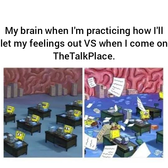 the_talkplace's tweet photo. Yeah. It's a safe place, and we totally get you. 😁🤗
https://t.co/U9ZbeeZNOM. You're Anonymous.

#thetalkplace #meme #funnymemes #vent #rant #share #anonymous #community #friendship #confessions #advice #truth #funny #mentalhealth #secretconfession #lol #lmao #memesdaily #comedy https://t.co/wqObO7ywh3