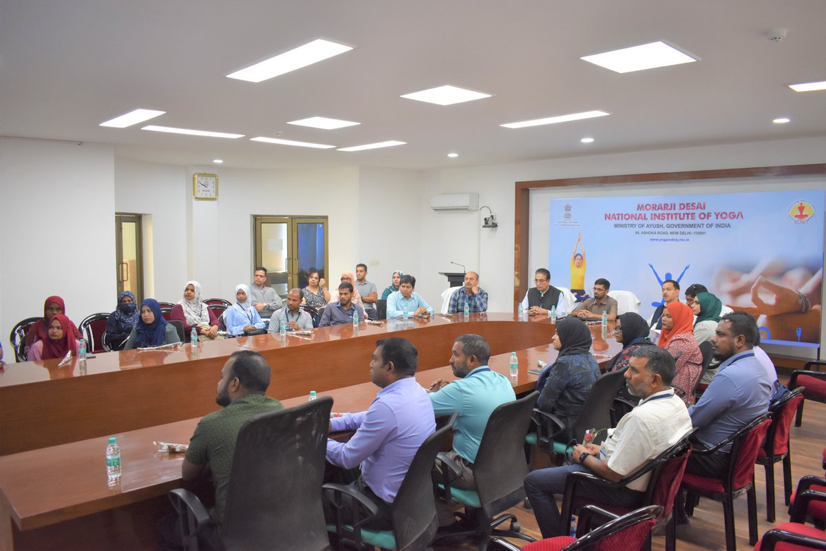 Morarji Desai National Institute of Yoga (MDNIY) tweet media