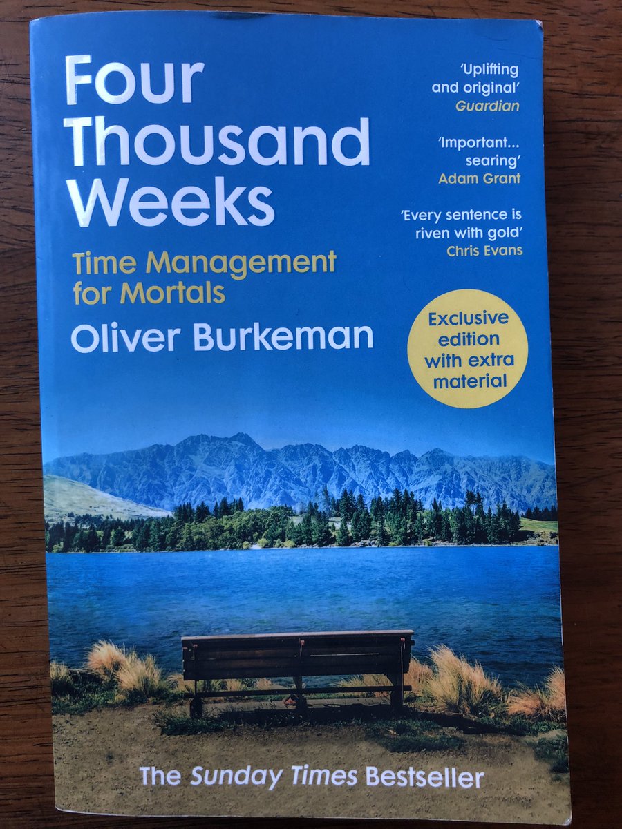 William Sutcliffe (@will_sutcliffe8) on Twitter photo This is a magnificent book. If you are in middle life, becoming aware that the time you have left is finite, and are trying to make thoughtful choices about how to use it, this is a brilliant guide to that process. Thank you, <a href="/oliverburkeman/">Oliver Burkeman</a>. This is a magnificent book. If you are in middle life, becoming aware that the time you have left is finite, and are trying to make thoughtful choices about how to use it, this is a brilliant guide to that process. Thank you, <a href="/oliverburkeman/">Oliver Burkeman</a>.