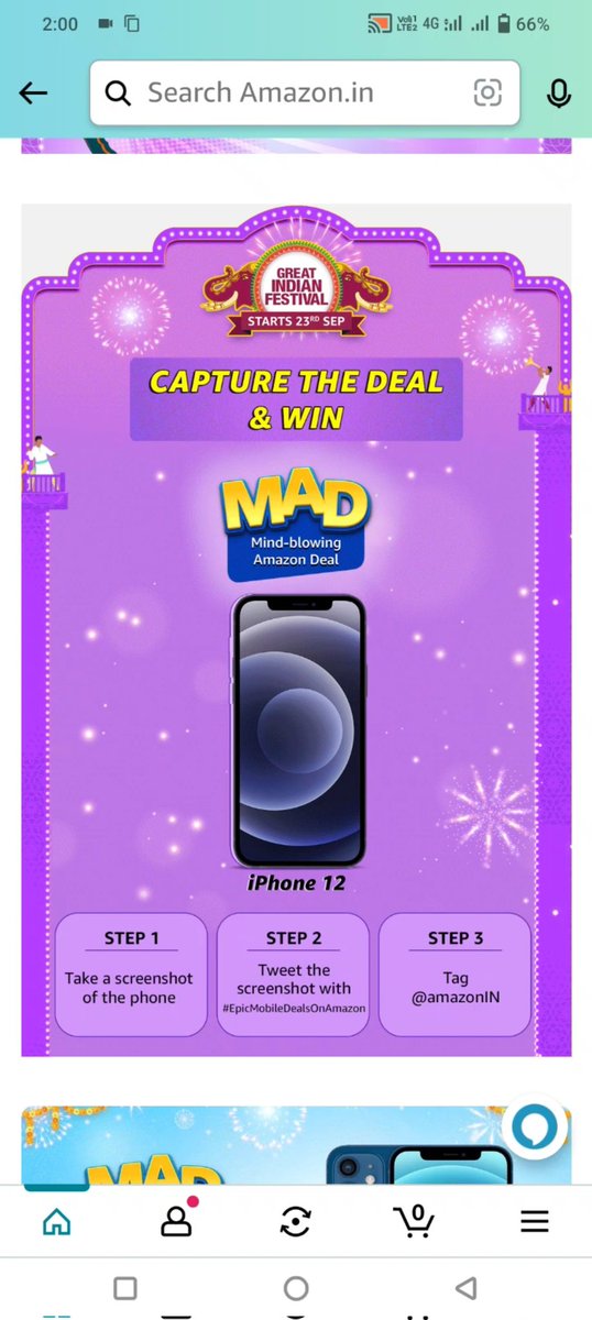 Pavan Mehta (@pavansmehta) on Twitter photo #EpicMobileDealsOnAmazon
#AmazonGreatIndianFestival
Sale starts 23rd September 🥳#AmazonSeLiya
<a href="/amazonIN/">Amazon India</a>
Join here
<a href="/AaRTzuu/">✨ POOJA ✨</a> <a href="/mysterioussu/">Sujata D 🦋</a> <a href="/TheDataAnalyser/">Bhai Bismeet Singh</a> <a href="/itsPriynkaM/">Priyanka Maheshwari</a> <a href="/Kinjal__01/">Kinjal</a> <a href="/mAkashKr03/">🄰🄺🄰🅂🄷</a> <a href="/SingerUsha09/">Singer Usha 🍀</a> <a href="/IDeepak9835/">Deepak</a> <a href="/NikitaSingh_24/">Nikita Singh</a> <a href="/HustlerRahul/">Rahul</a> <a href="/NitinKumar2023/">Nitinkumar Thakor</a> <a href="/SonaliSBera/">Sonali Sasmal Bera</a> #EpicMobileDealsOnAmazon
#AmazonGreatIndianFestival
Sale starts 23rd September 🥳#AmazonSeLiya
<a href="/amazonIN/">Amazon India</a>
Join here
<a href="/AaRTzuu/">✨ POOJA ✨</a> <a href="/mysterioussu/">Sujata D 🦋</a> <a href="/TheDataAnalyser/">Bhai Bismeet Singh</a> <a href="/itsPriynkaM/">Priyanka Maheshwari</a> <a href="/Kinjal__01/">Kinjal</a> <a href="/mAkashKr03/">🄰🄺🄰🅂🄷</a> <a href="/SingerUsha09/">Singer Usha 🍀</a> <a href="/IDeepak9835/">Deepak</a> <a href="/NikitaSingh_24/">Nikita Singh</a> <a href="/HustlerRahul/">Rahul</a> <a href="/NitinKumar2023/">Nitinkumar Thakor</a> <a href="/SonaliSBera/">Sonali Sasmal Bera</a>