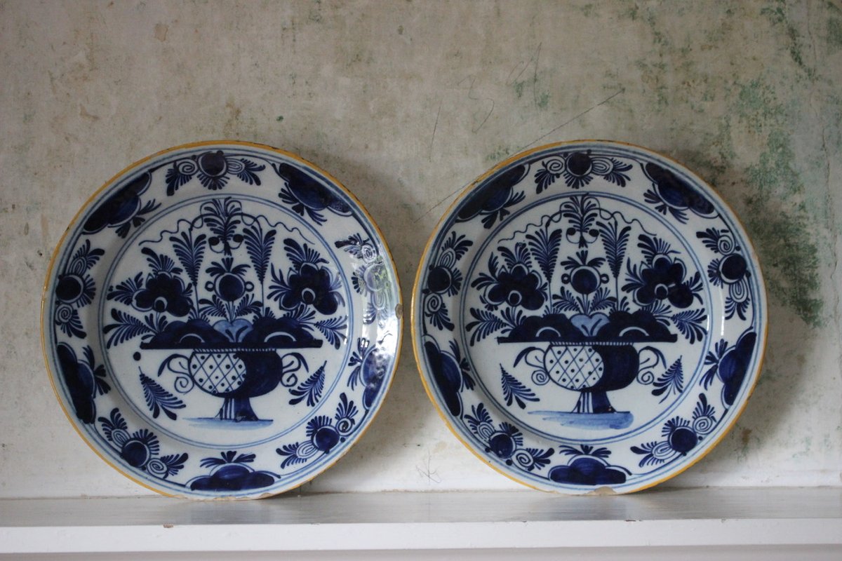 Pair of 18th Cent Blue & White Delft Plates

bit.ly/3Sn0vmg

#delftplates #antiqueceramics #antique #ceramics #homedecor #design