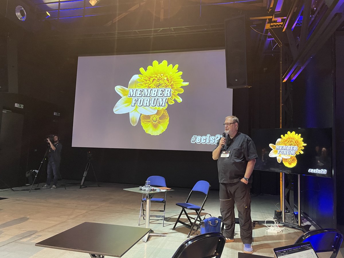 CreativeFed_EU's tweet image. The first part of #ECIS22 - the Member Forum - is starting now. Gerin Trautenberger &amp;amp; Petr Perinka are opening the conference here at the amazing venue of la fabrika in Prague. @g_rin