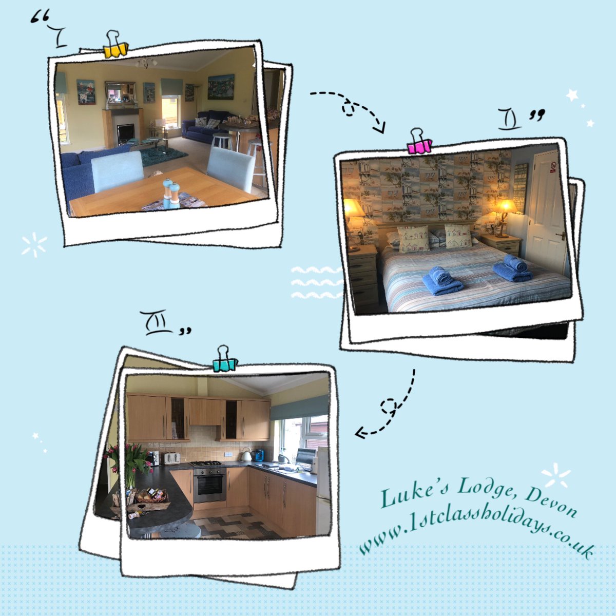 🌸 LAST DATES AVAILABLE FOR OCTOBER, 
We have the 3-7th at our lovely Luke’s Lodge in Devon, it has a hot tub and is on a great site that has adult only pools etc. bar restaurant 
Our lodge has great views, 2 bedrooms, 2 bathrooms, pet friendly (2 dogs, no charge)
£495 
Gina 🌸