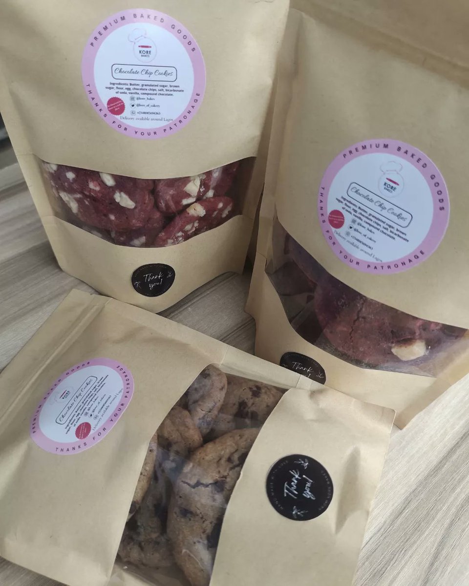 love_of_cakery's tweet photo. Chocolate chip cookies to the rescue
Available in red velvet too
Price: ₦1500/pack of 12
Delivery available around lagos.
Pickup in Ikorodu or Akoka, Yaba
#chocolatechipcookies #naijabakers #cookiesinlagos #cookies #redvelvetcookies #cookiesoftwitter #twittercookies https://t.co/EnwqZxv2oJ