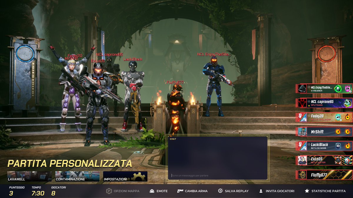 SilenceTwitch's tweet photo. A Splitgate version of Musical Chairs, renamed Musical Stairs. Our friend was stuck in the middle.
@Splitgate @SplitgateStatus @Teacher_Drift
#Splitgate #season3 #fun #fps #f2p #splitgateitalia #MVP #SplitgateMVP #bug #customs #lobby #proplayer #smallstreamers #SilenceTwitch https://t.co/4CYdcU2Jhf