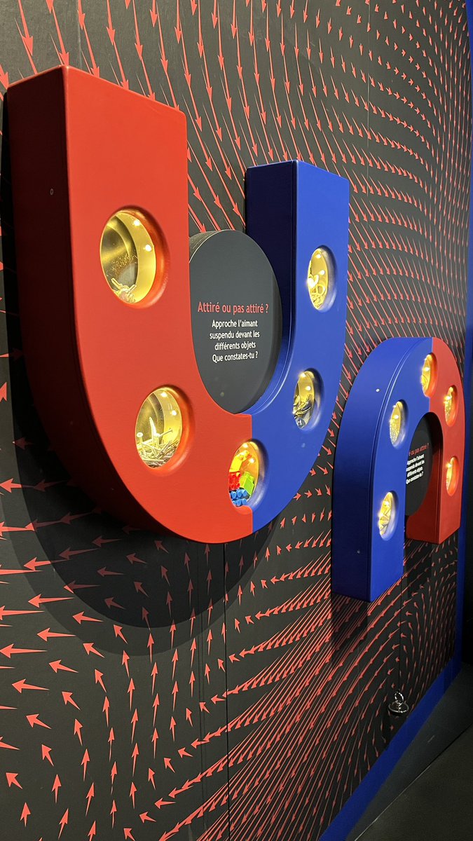 Espace_sciences's tweet photo. [#ExpoMagnetique] 🧲 Alors, qui est attiré par notre nouvelle exposition « Magnétique » ? https://t.co/9igyCrj3lK